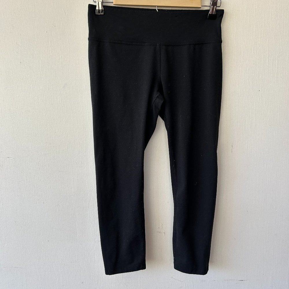 REI Cropped Leggings Womens Small Black Activewear Athletic Y2K Gorpcore‎